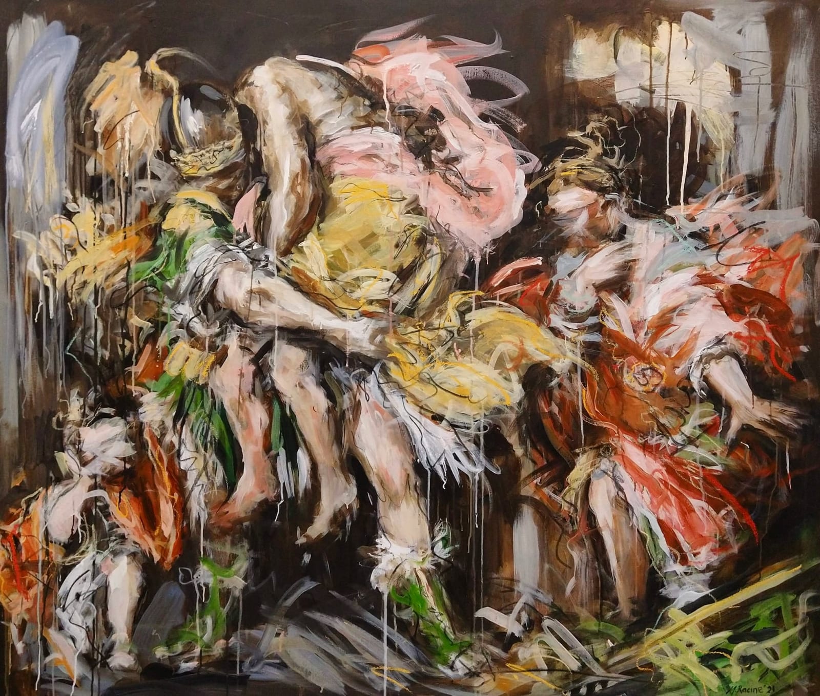 Mandy Racine, Fleeing Troy , 2021