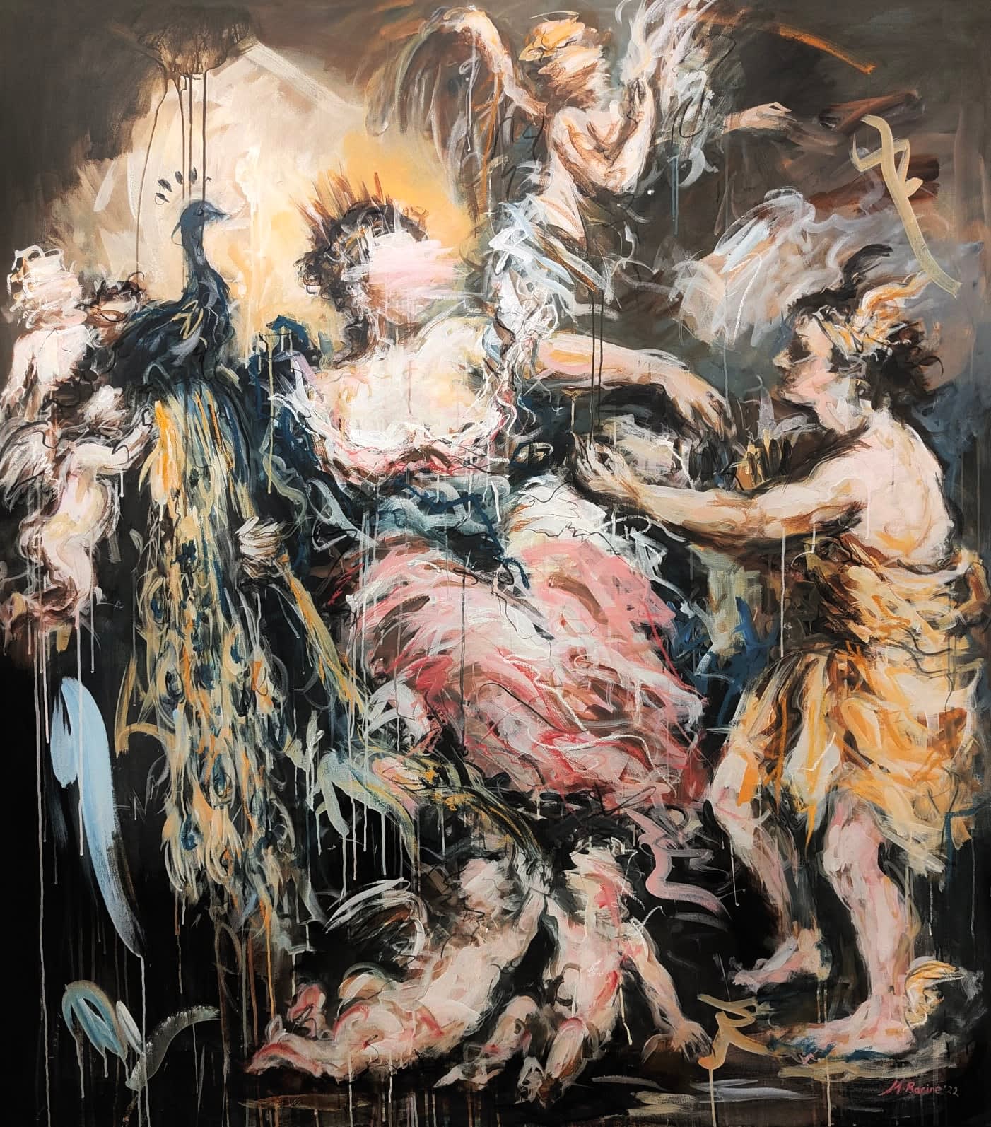 Mandy Racine, Juno - After Amigoni, 2022