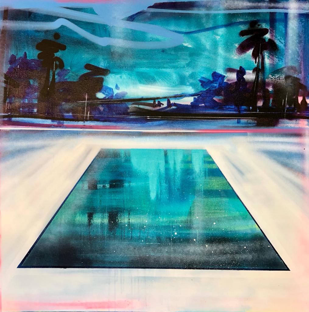 Anthony Garratt, Night Swim , 2022