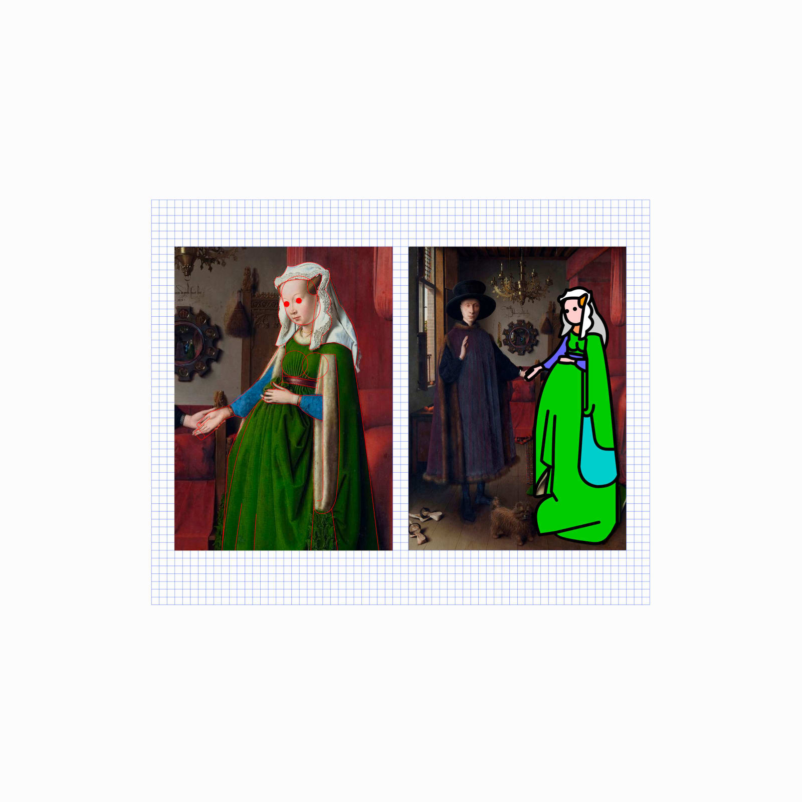 Zhang Xinyi, Icon sketch 50-8, 2016