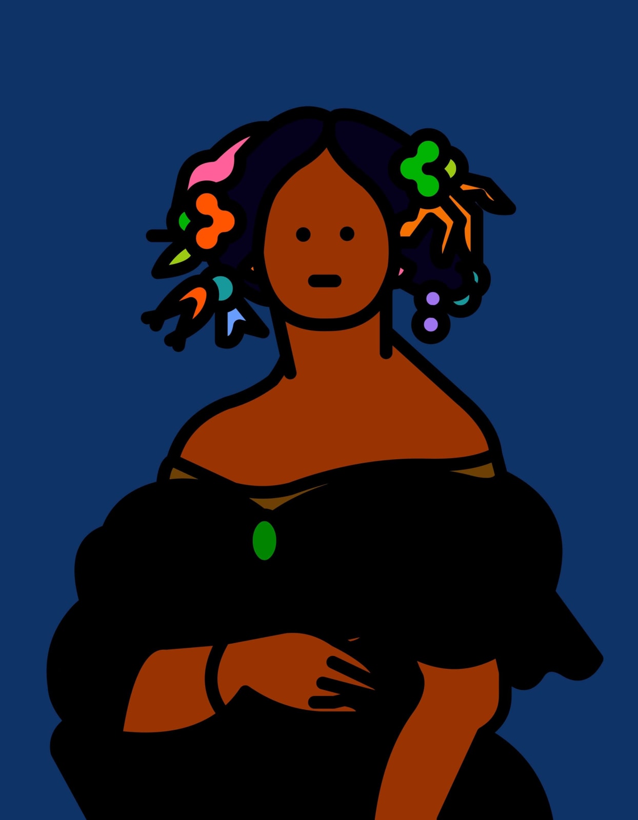 Zhang Xinyi, Black Dress, 2022