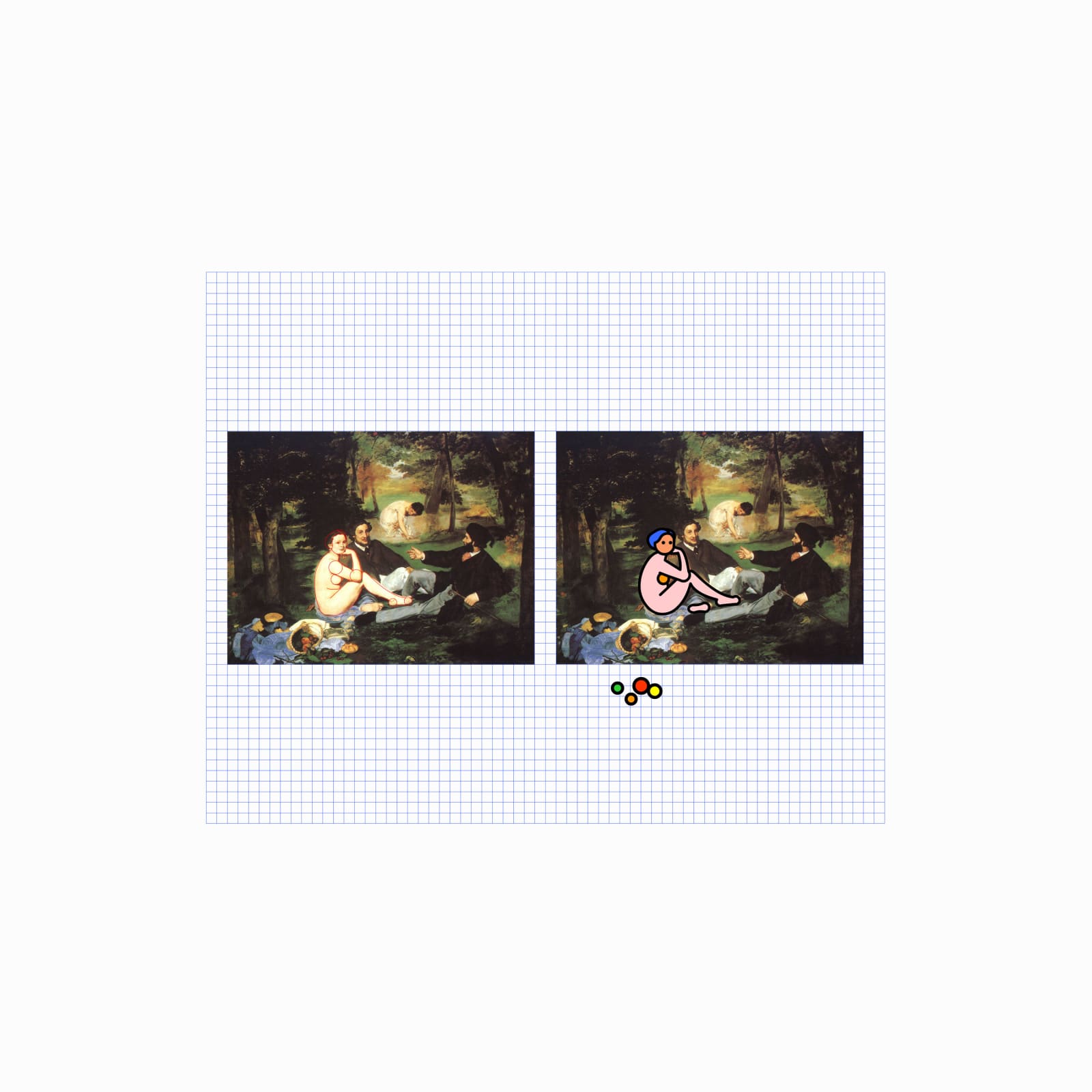 Zhang Xinyi, Icon sketch 50-18, 2016