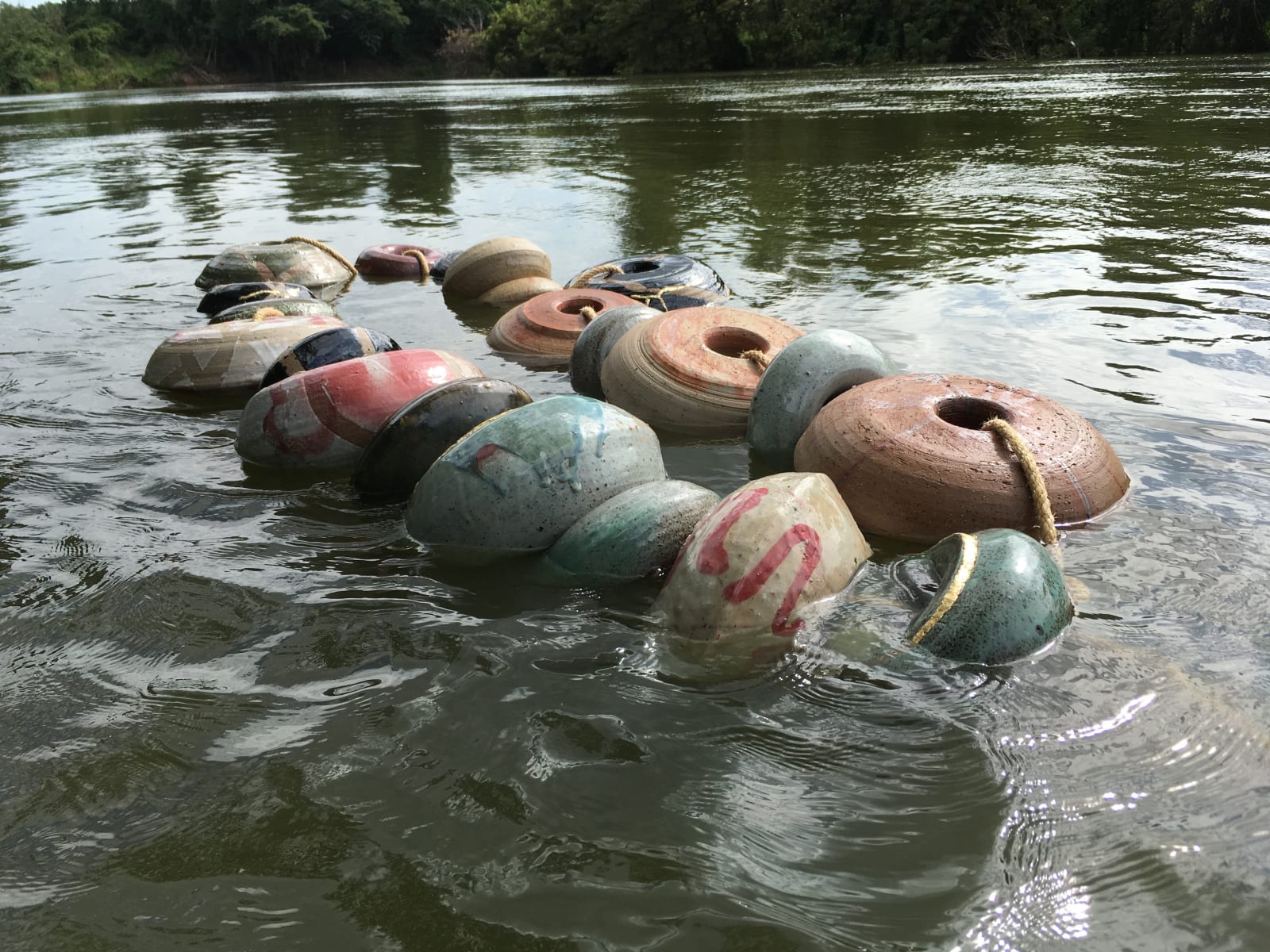 Amornthep Mahamart, น้ำ นา โนน (Nam-Na-non), Floating series, 2018