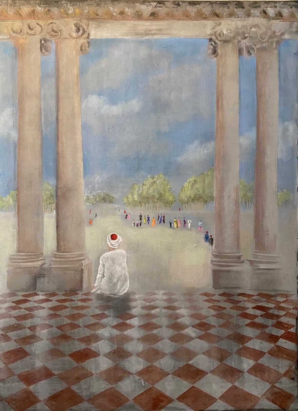 Katherine Bakhoum, Sur la Terrasse, 2025