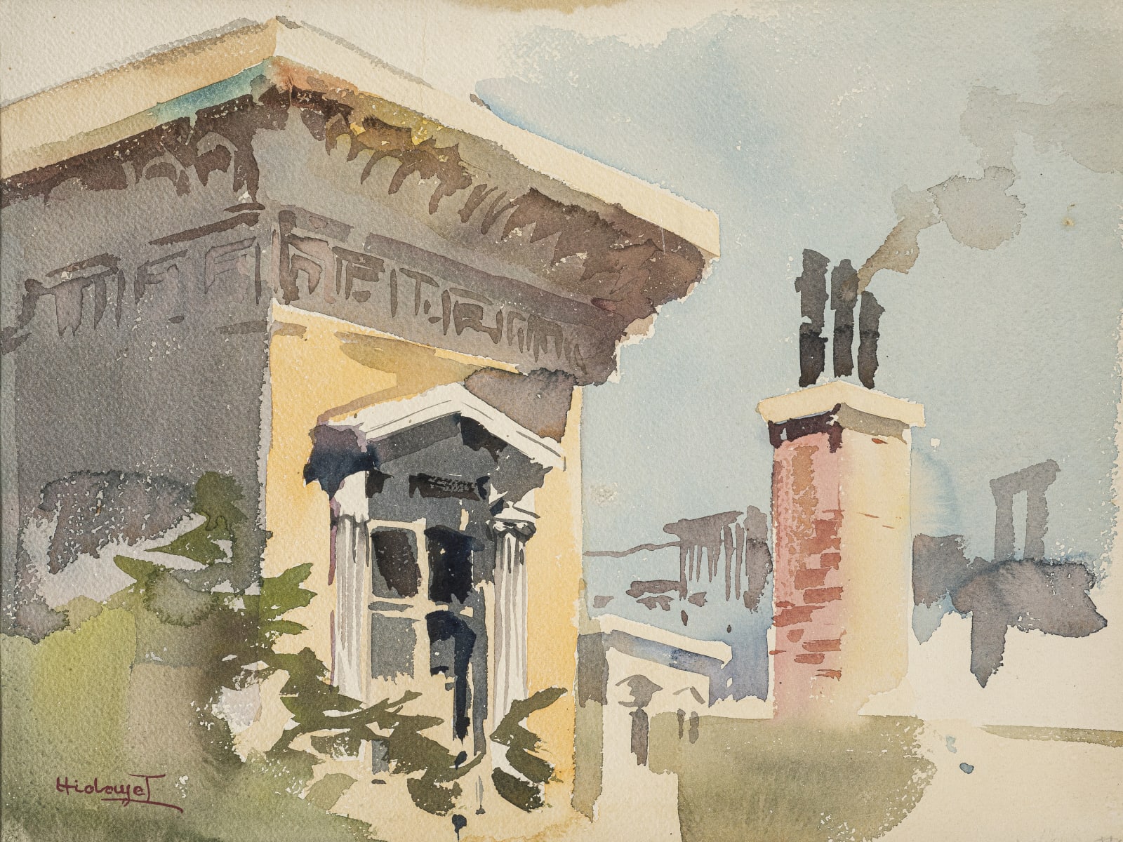 Hidayet Chiraz, Grecian Balcony (double face)