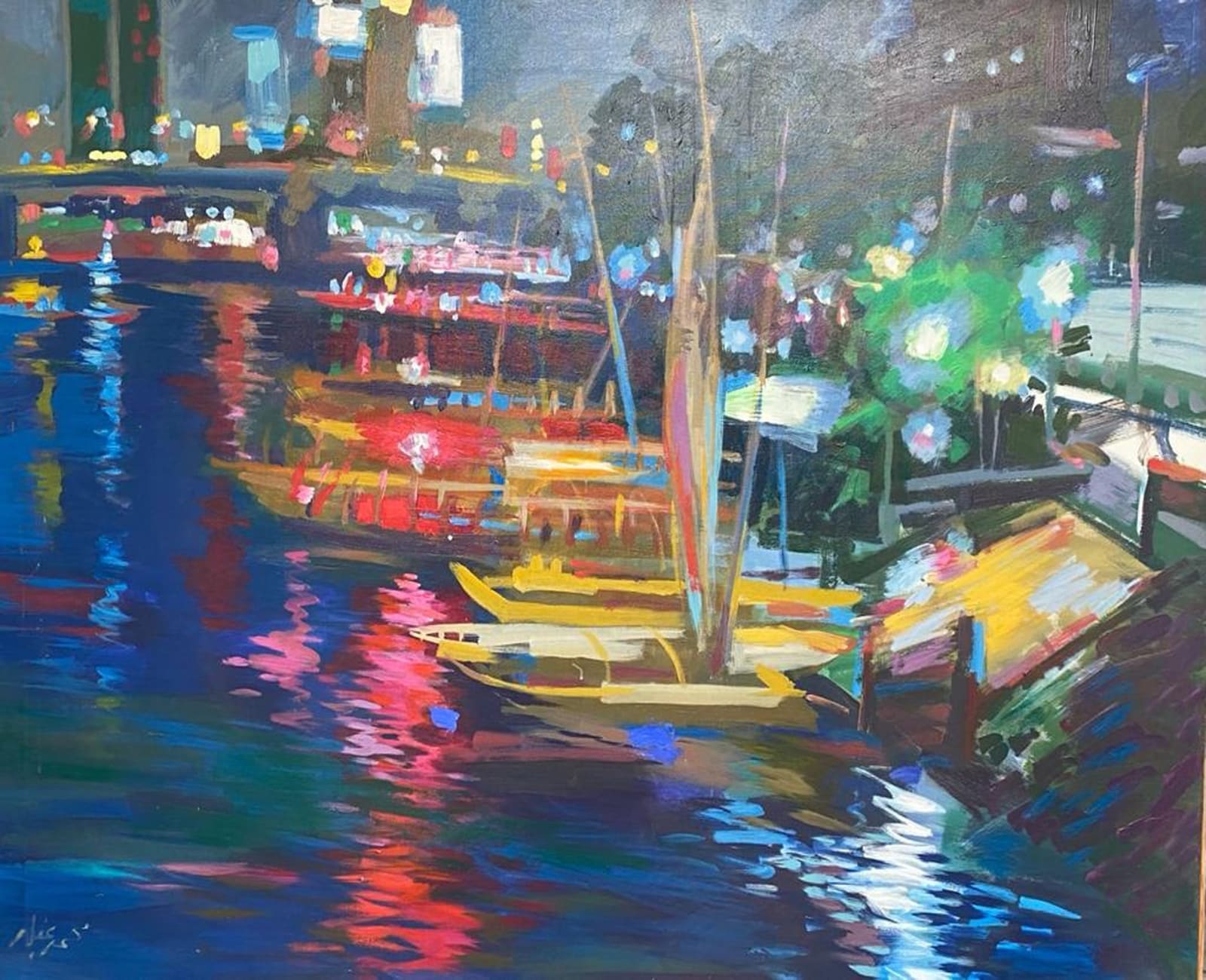 Mohamed Abla, Nile by Night II, 2019