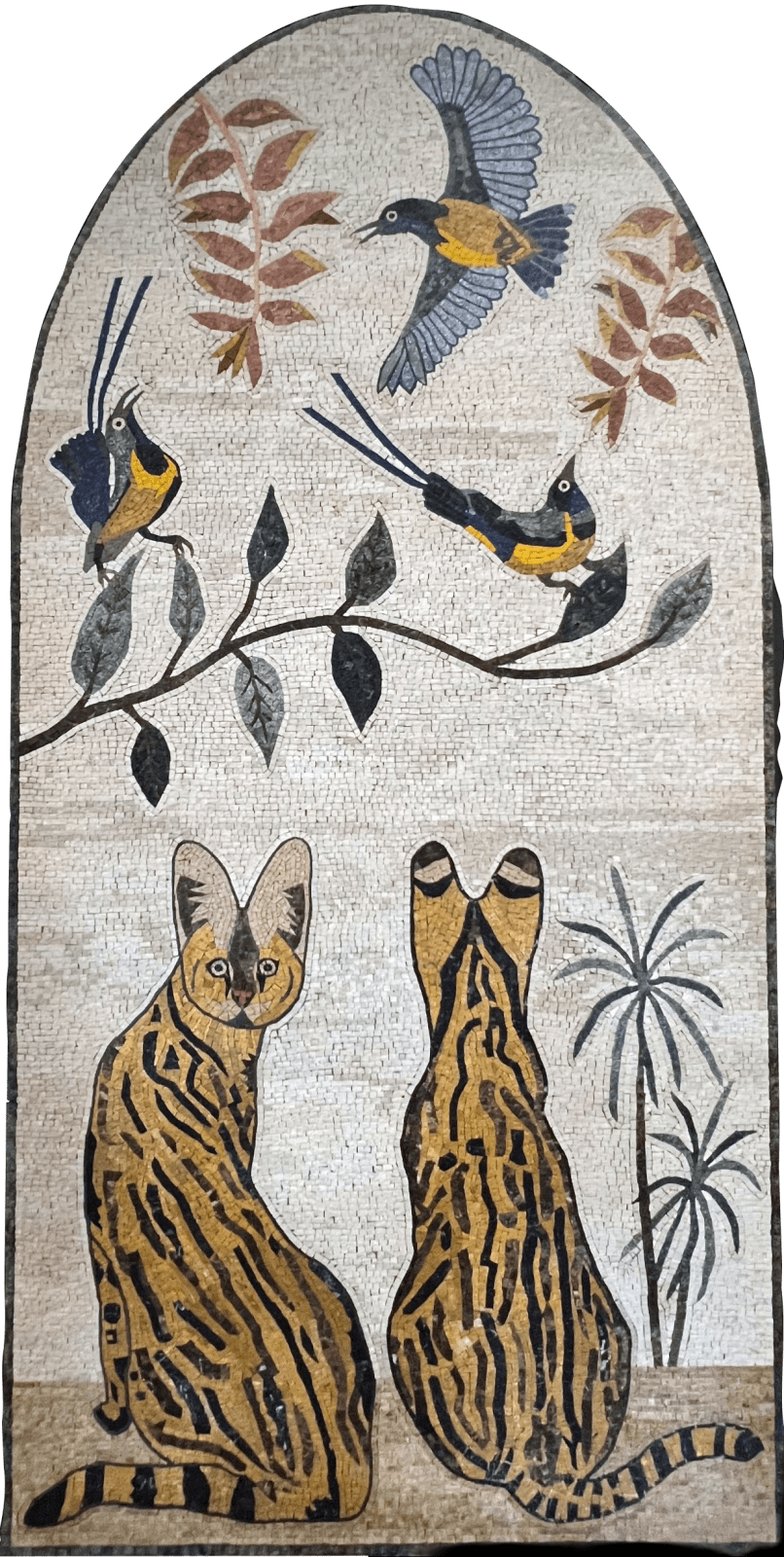 Mosaics of Dahshur, Serval Cats, 2024