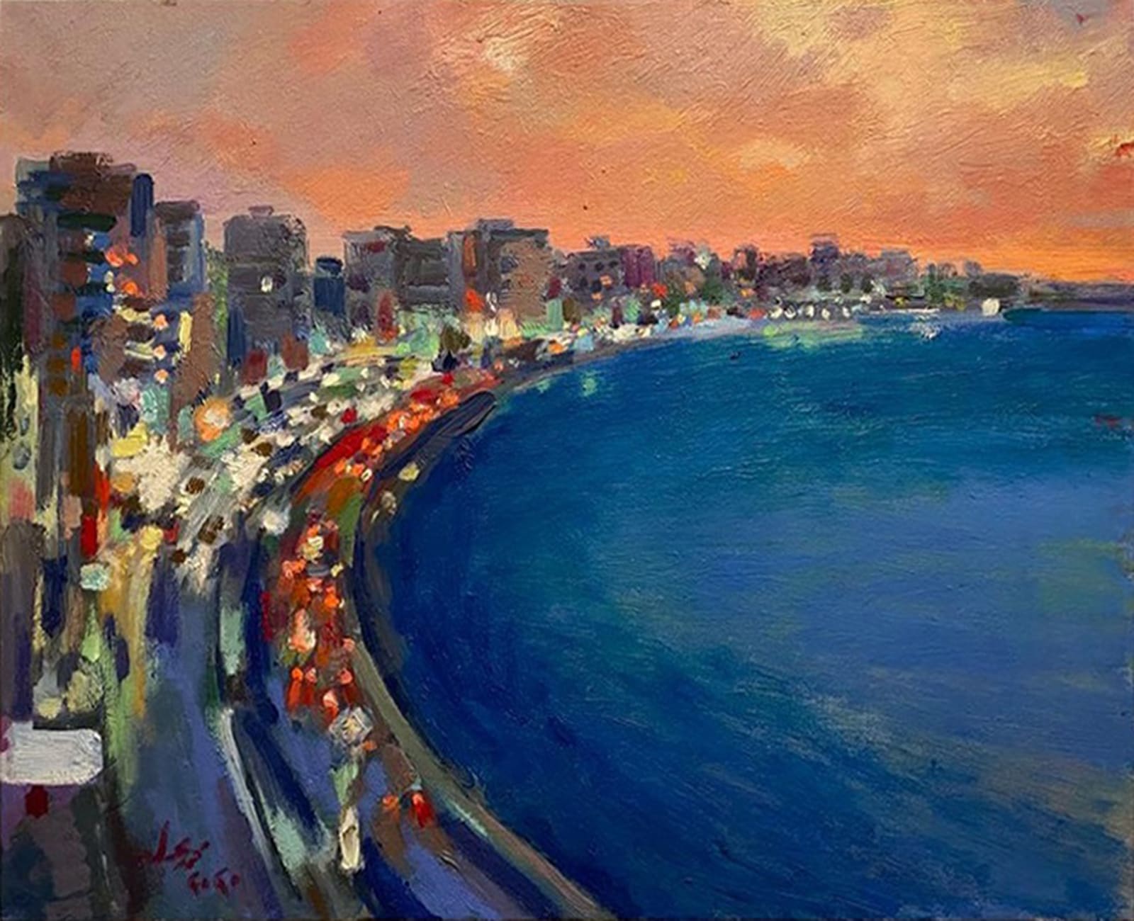 Mohamed Abla, Corniche by Night, 2020