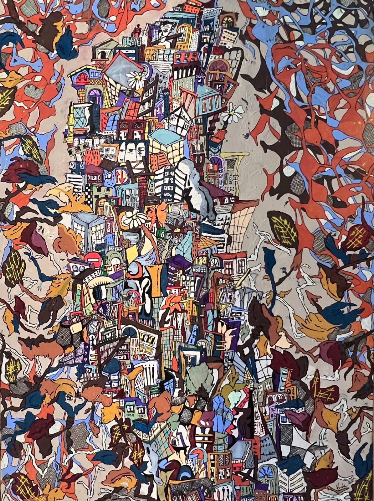 Kinda Adly, Autumnal Skyline, 2025