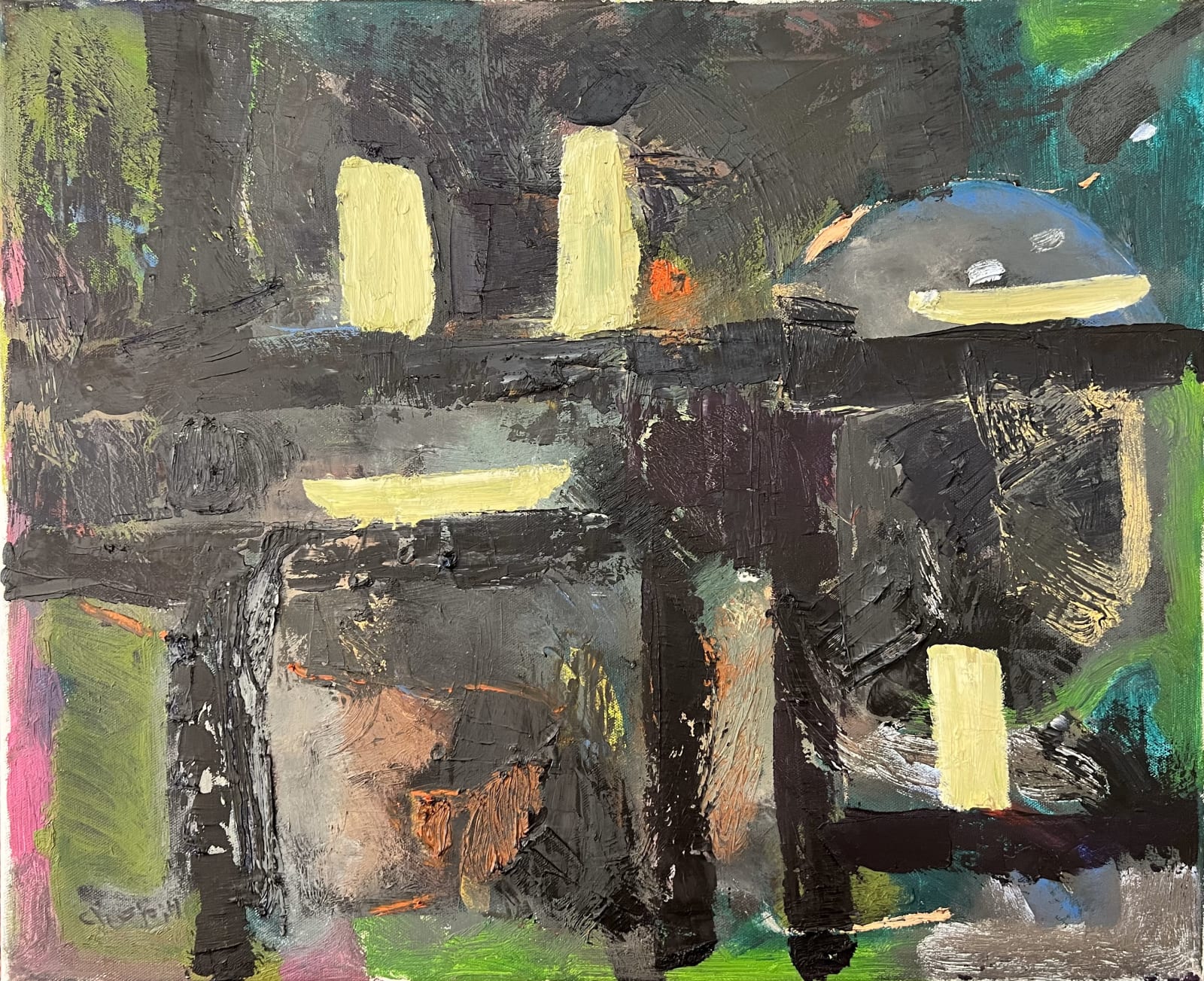 Ashraf El Zamzami, Abstract Composition, 2023