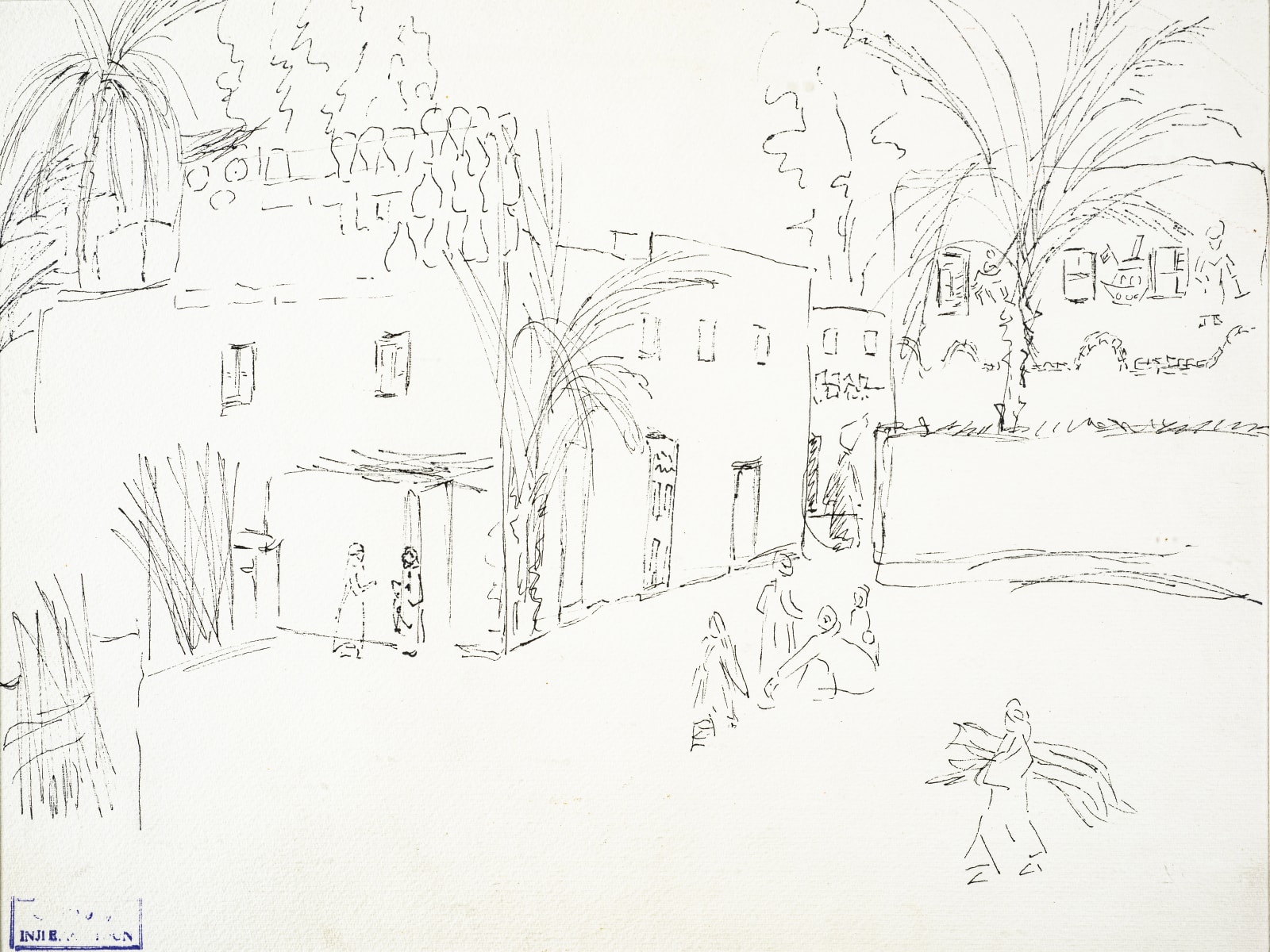 Inji Efflatoun, Collecting Barley