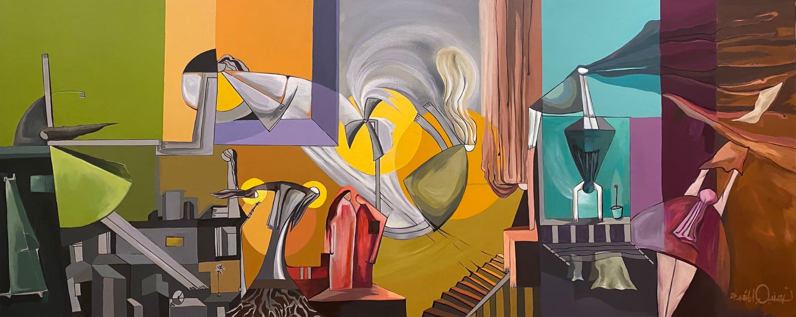 Tasneem El Meshad, Windmills of Life, 2024
