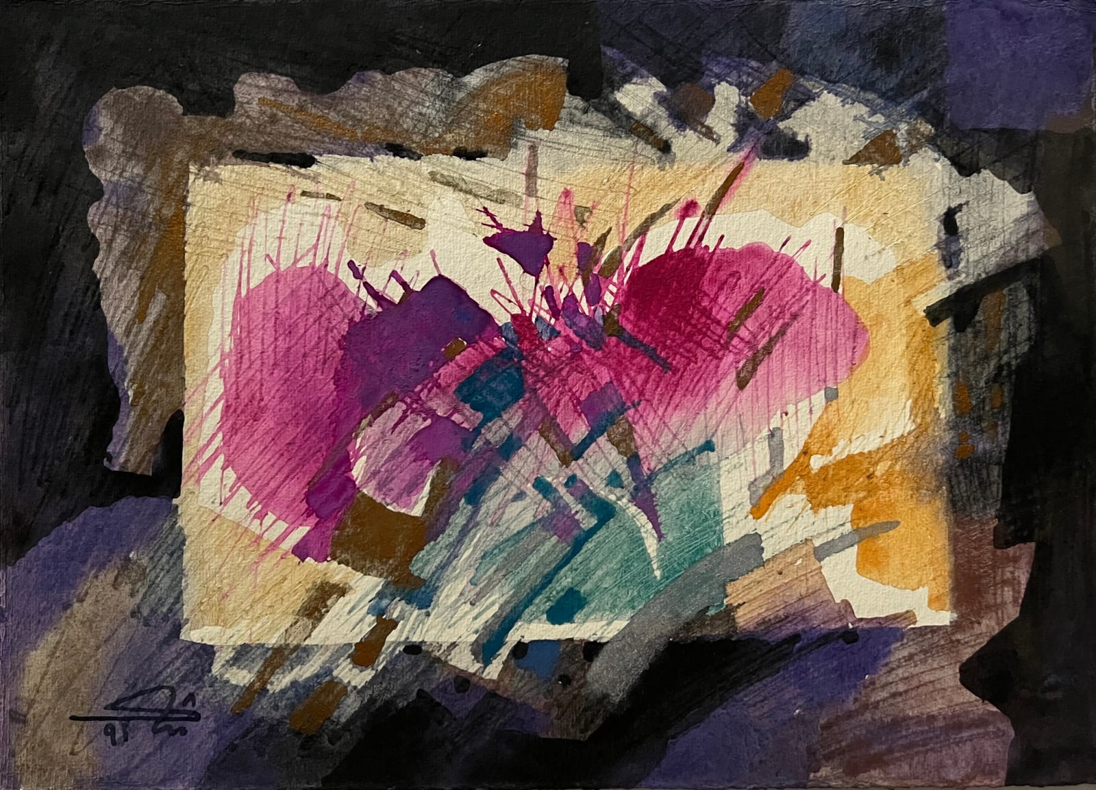 Shaker El Maadawy, Abstract Composition, 1991
