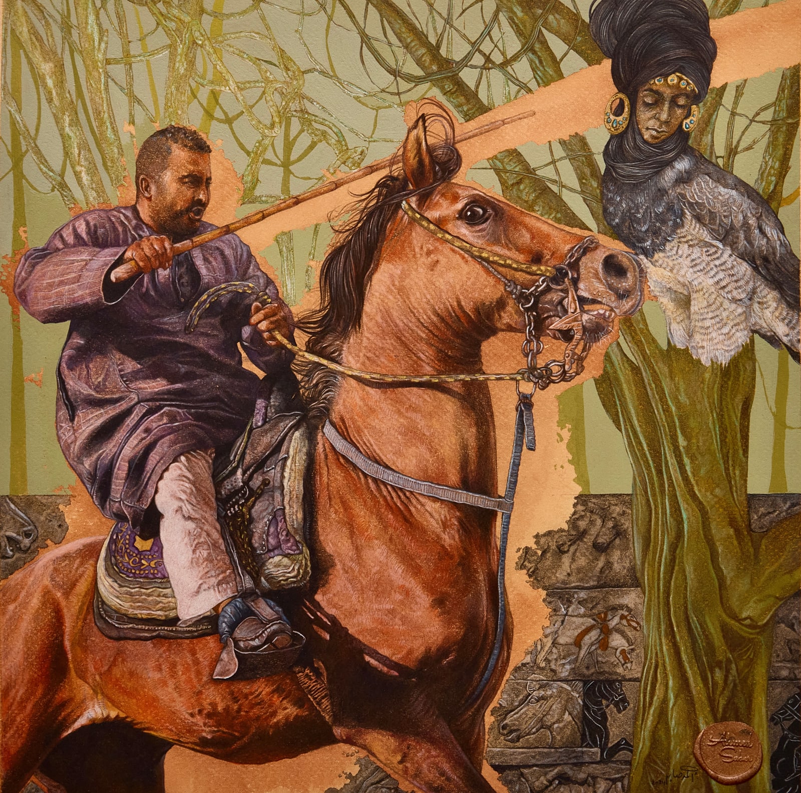 Ahmed Saber, Dressage Steeds, 2024