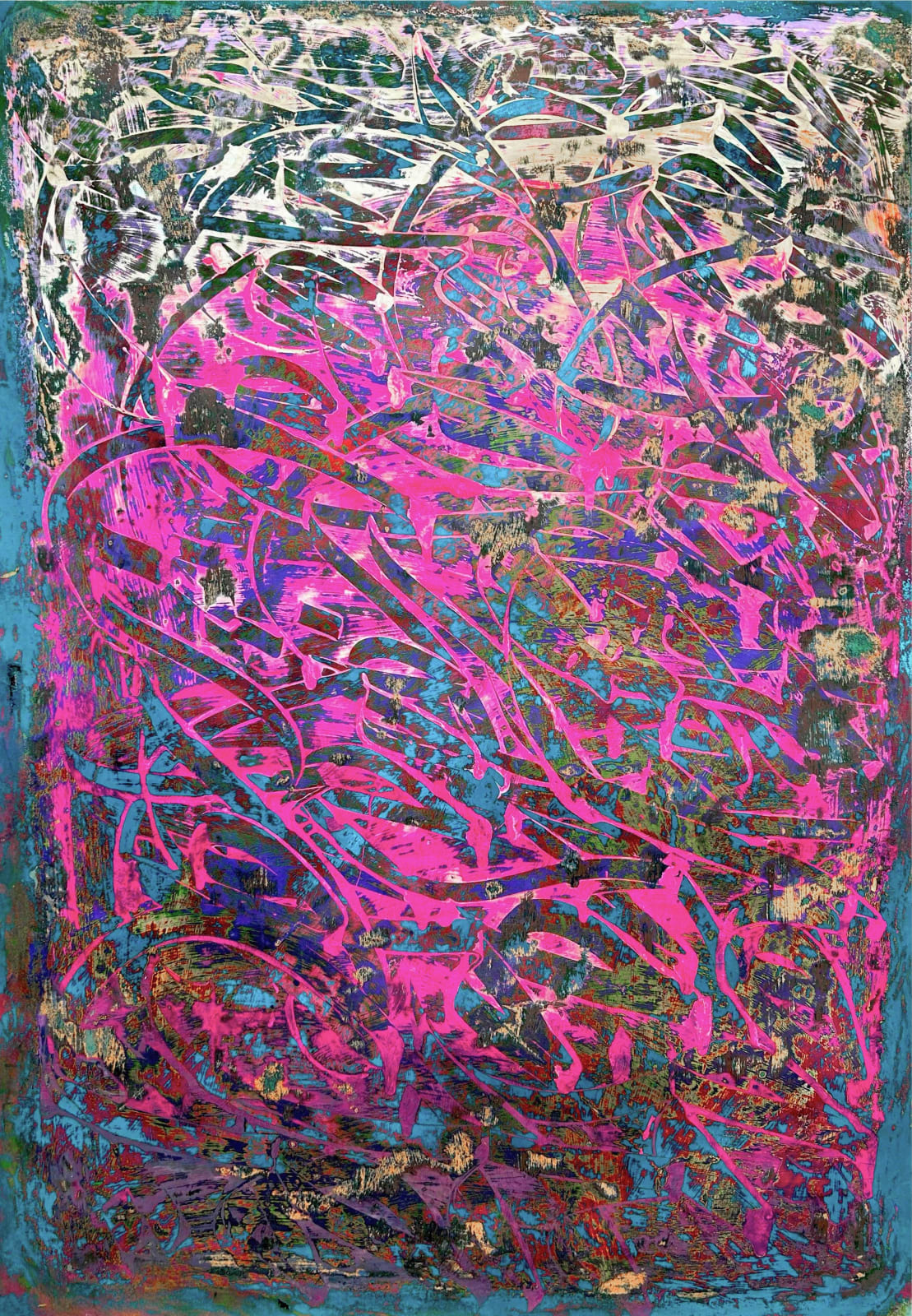 Ibrahim Khatab, Abstract Calligraphy, 2025