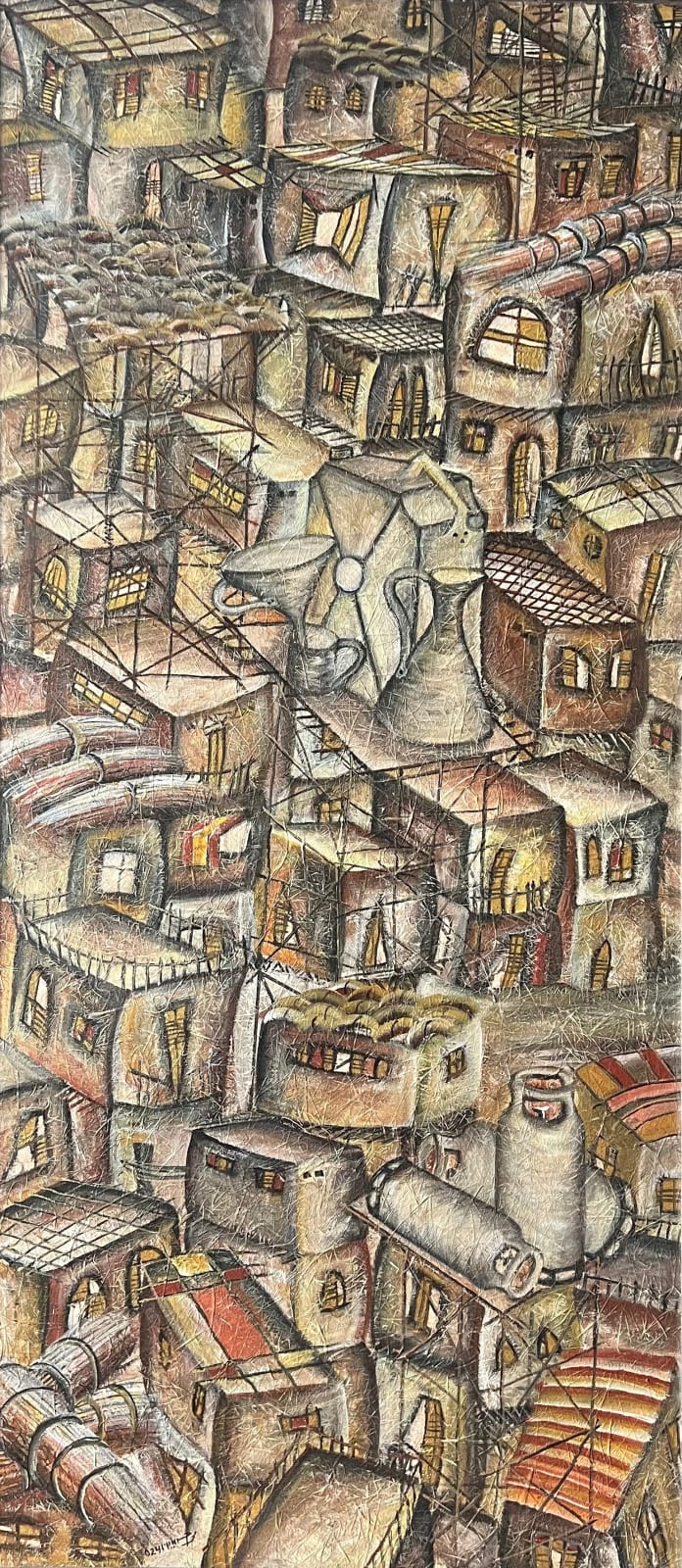 Mohamed Hussein, Favela Triptych III, 2024