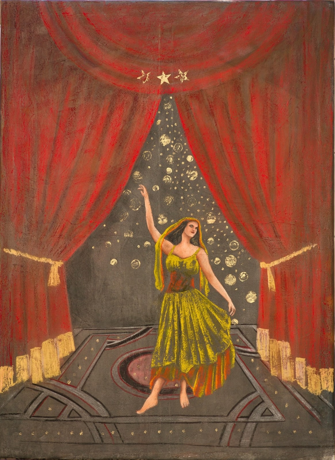 Katherine Bakhoum, Green Dancer, 2018