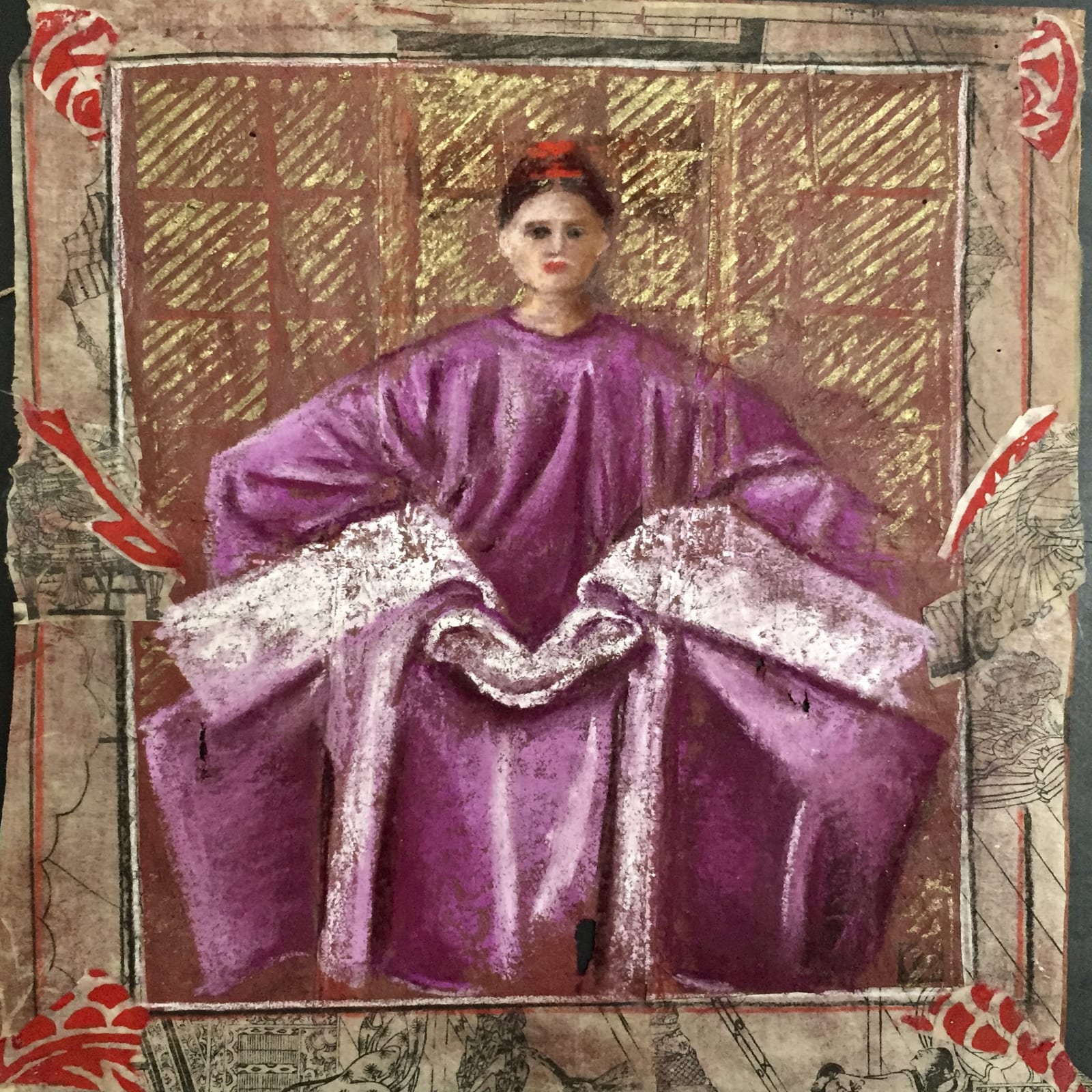 Katherine Bakhoum, Purple Geisha, 2022