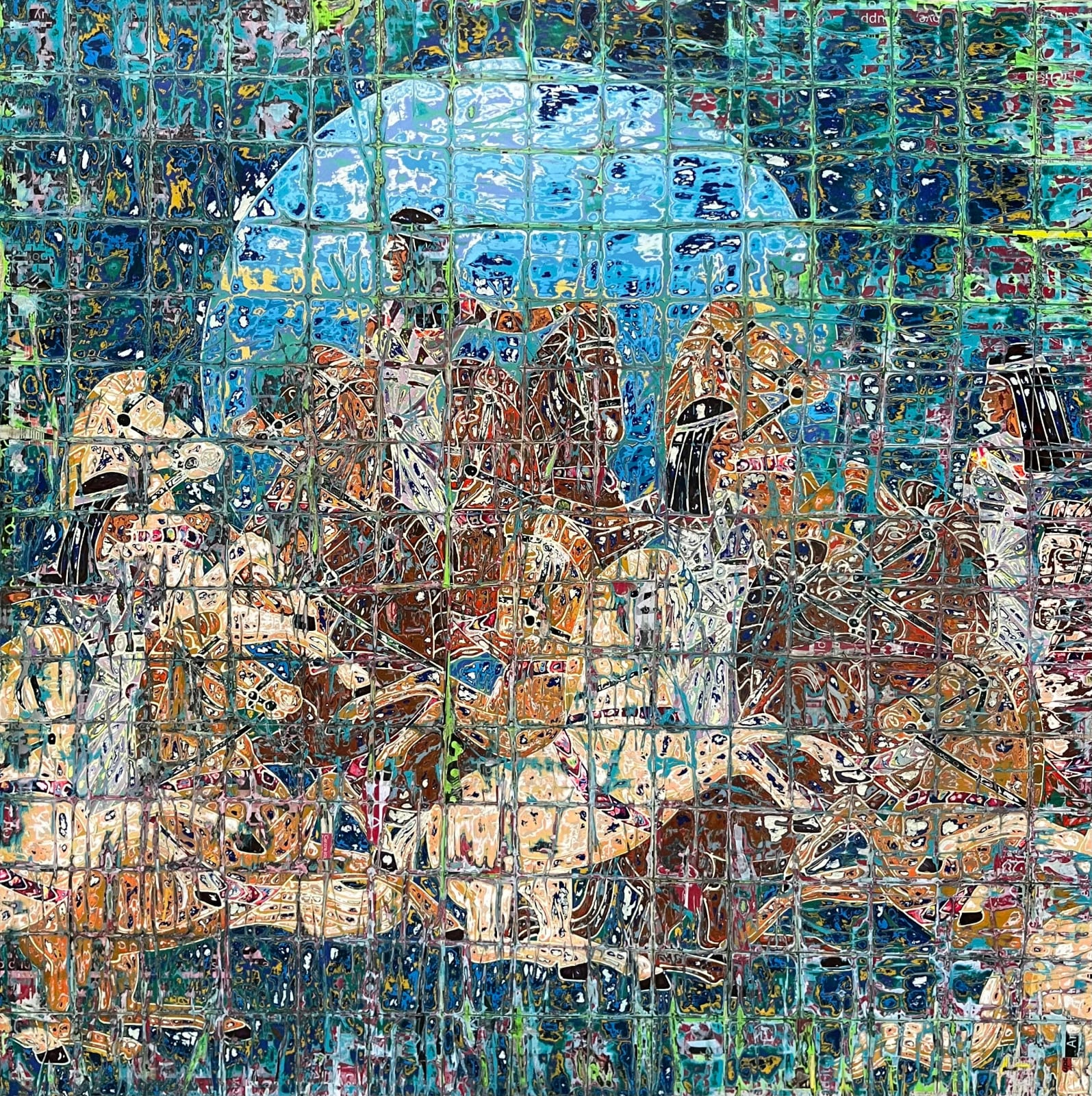 Ibrahim Khatab, Blue Moon, 2024