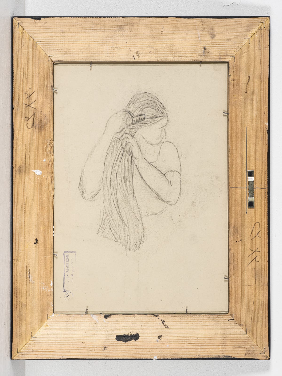 Inji Efflatoun, Pair of Prisoners (double face)