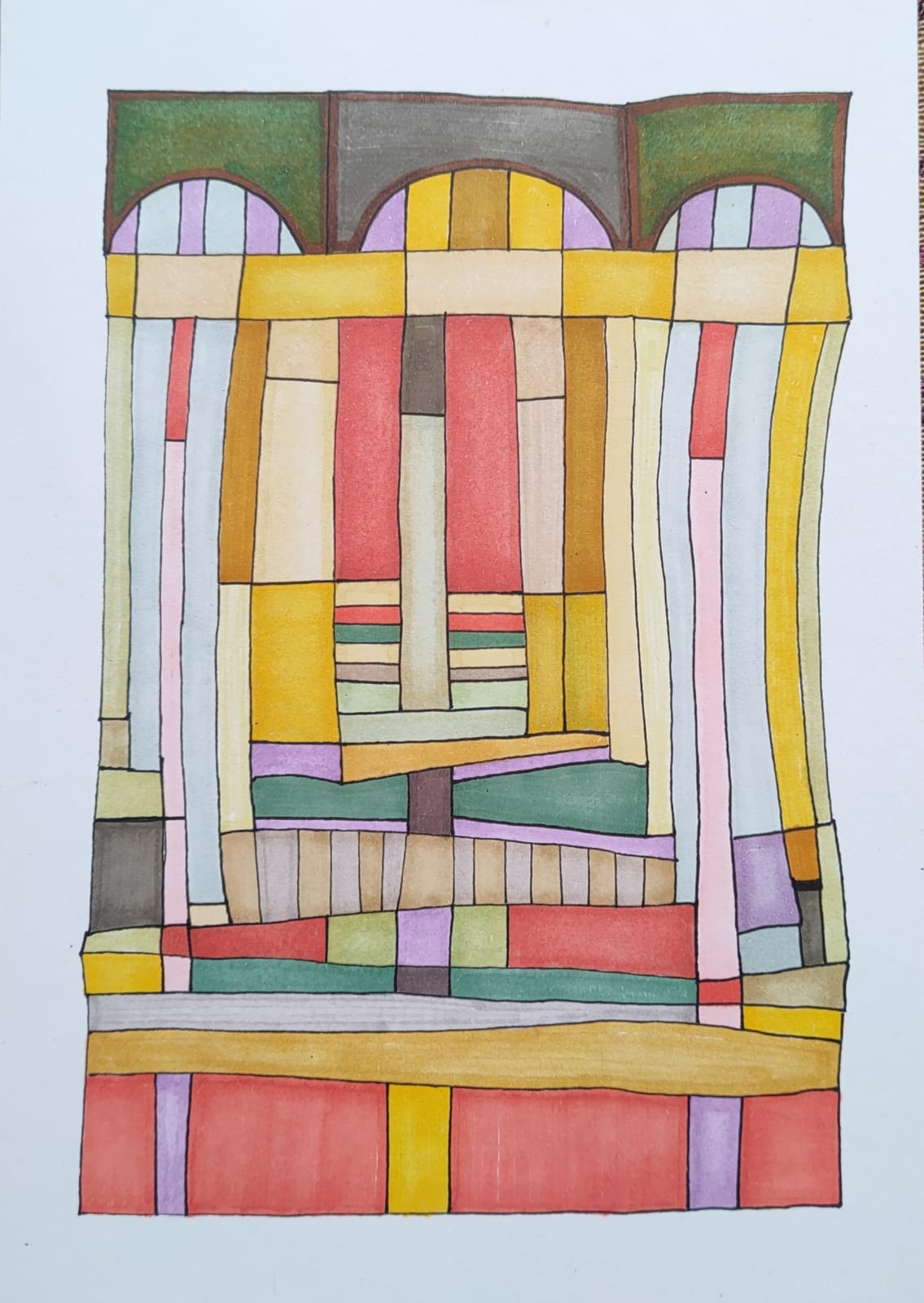 Ahmed Yousry, Geometric Composition, 2021