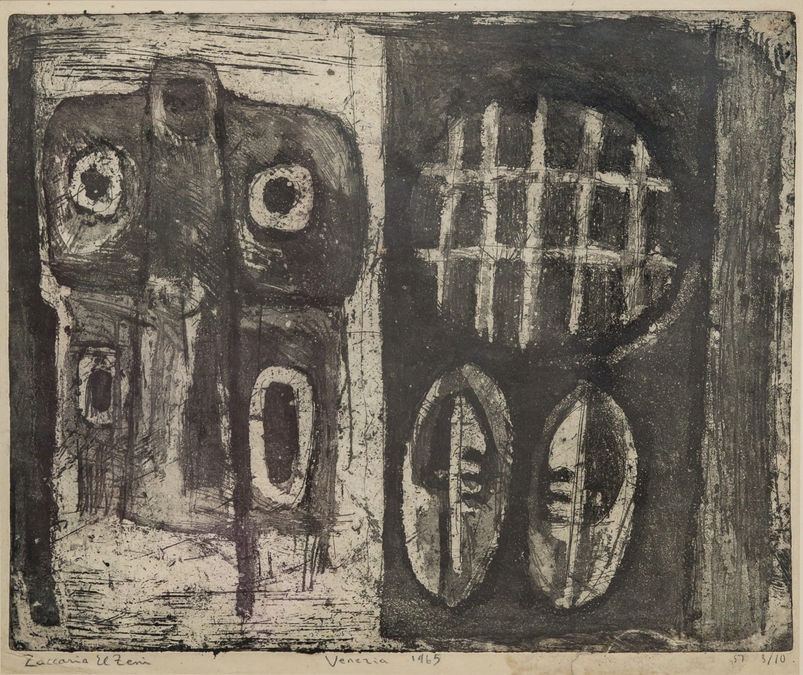 Zaccaria El Zeini, Venezia II, 1965