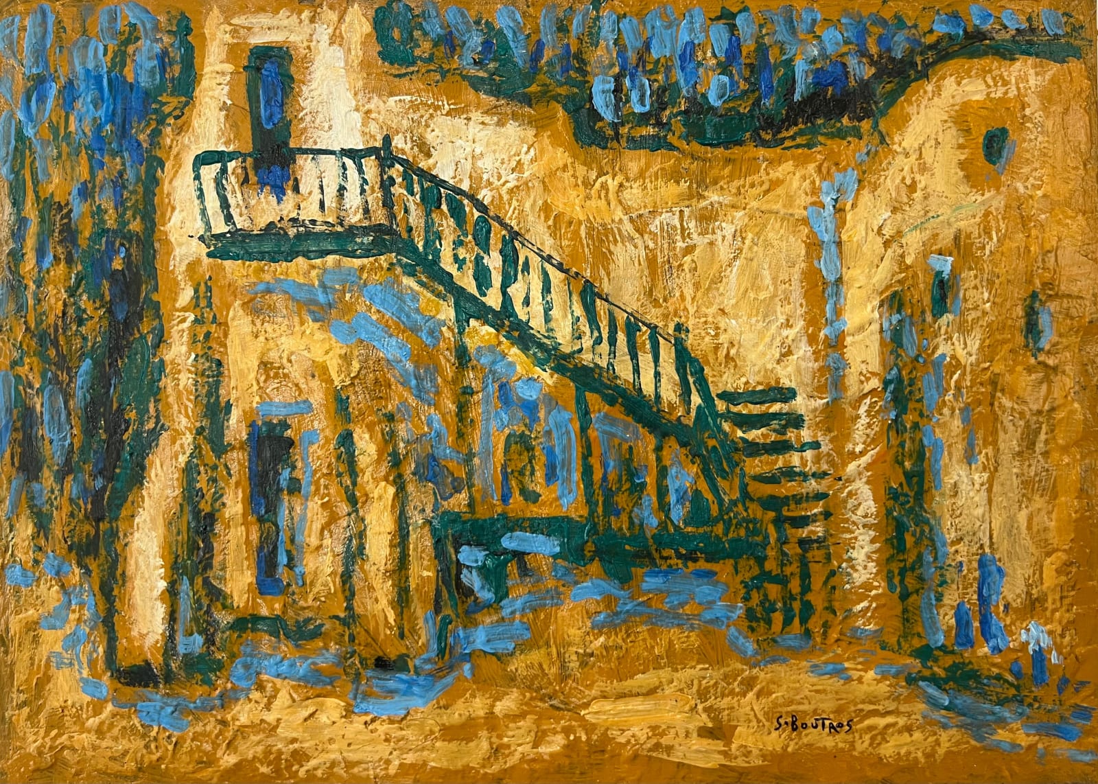 Salah Boutros, Balcony II, 2018