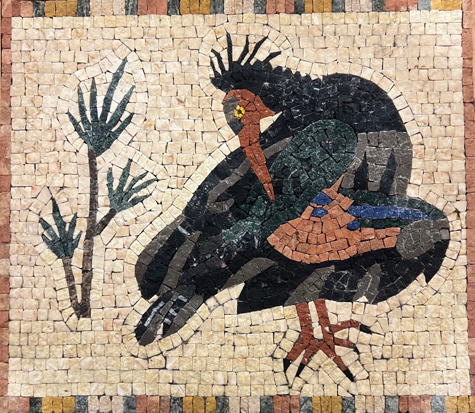 Mosaics of Dahshur, Northern Bald Ibis, 2024