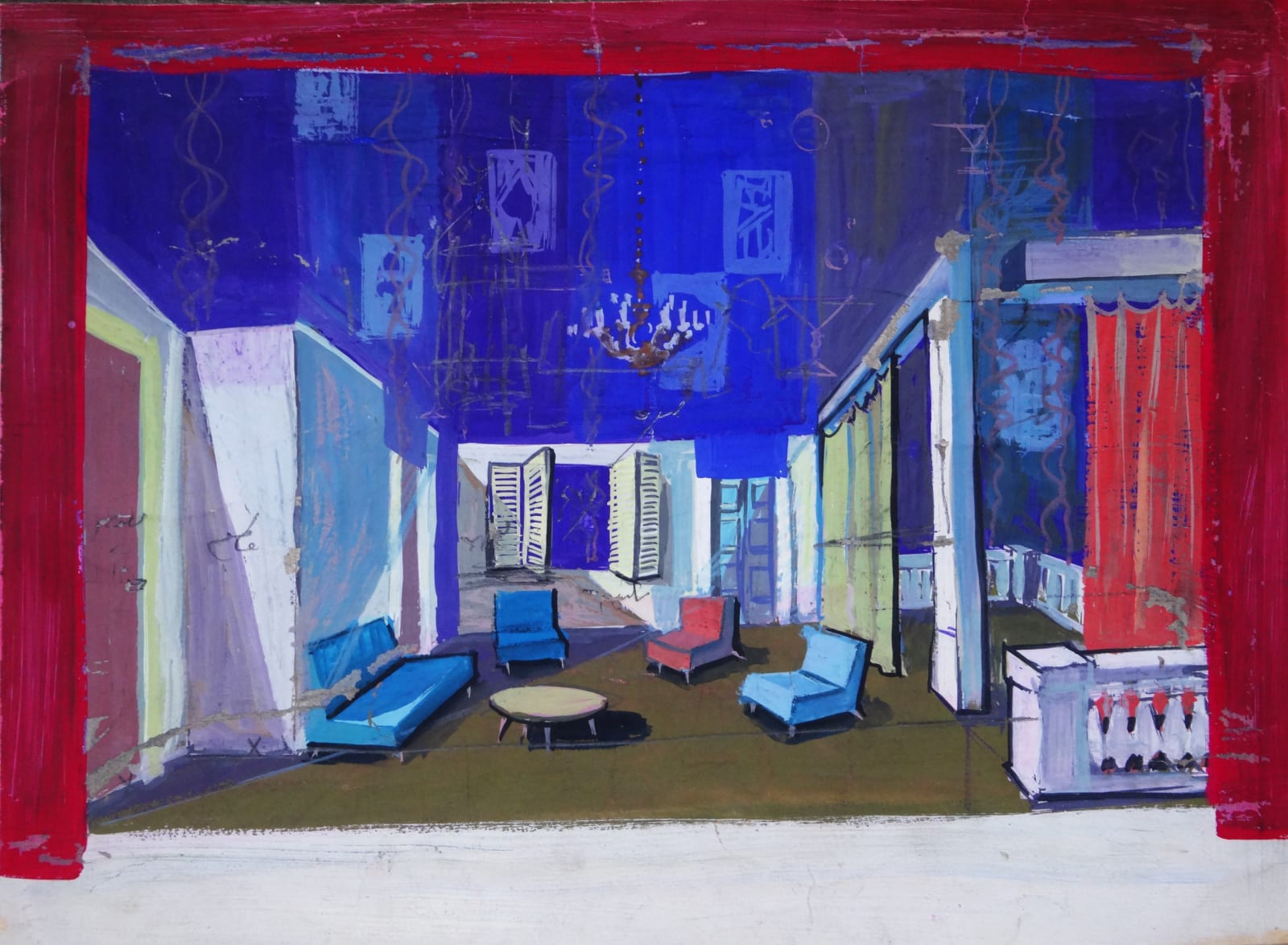 Salah Abdel Kerim, Red Curtain