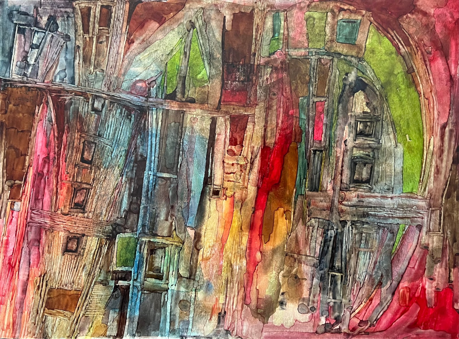 Ahmed Yousry, Abstract Composition, 2021