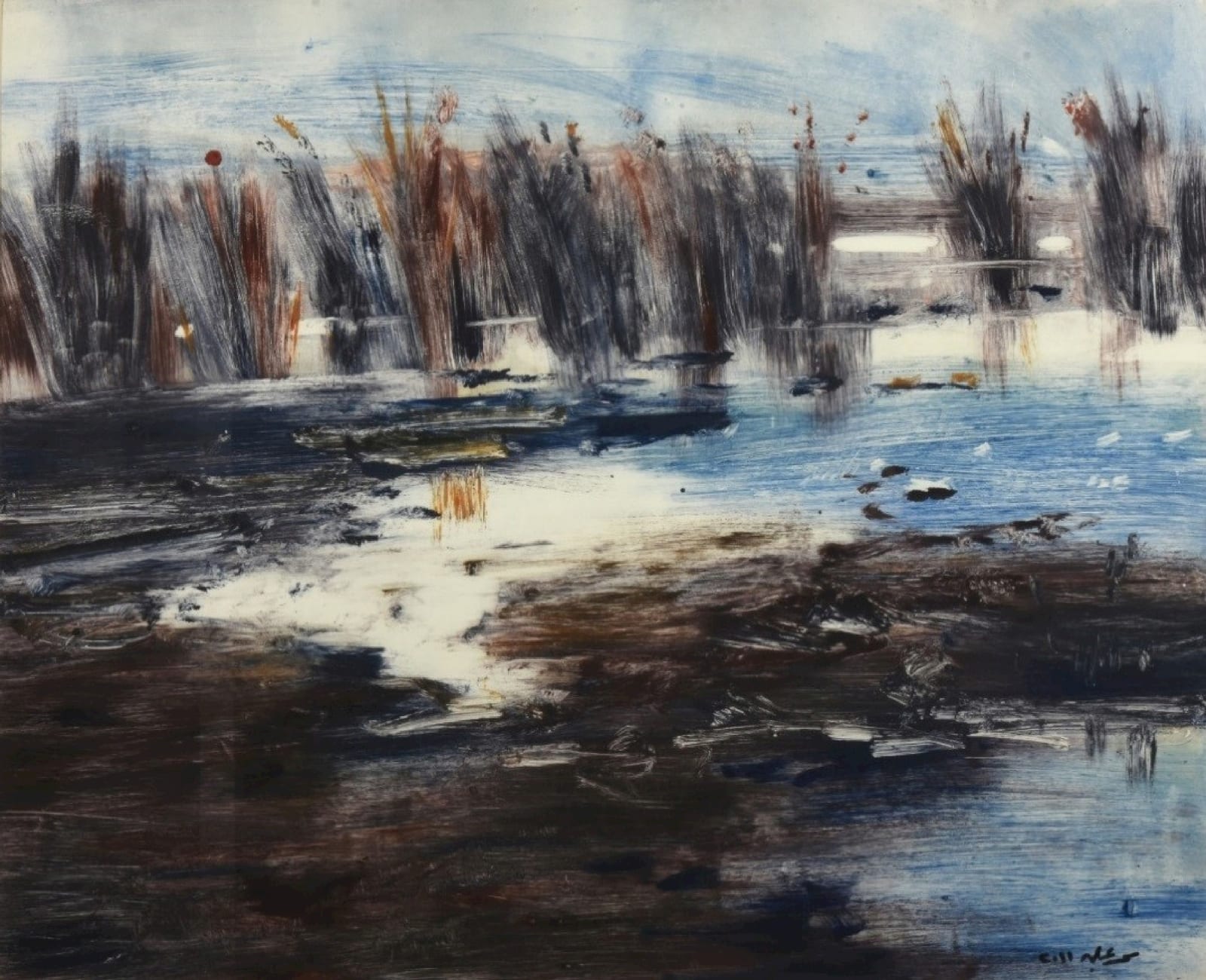 Mohamed Abla, Fayoum Lake Miniature I, 2011