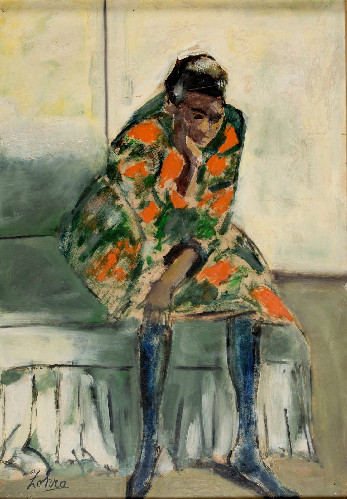Zohra Efflatoun, Contemplating