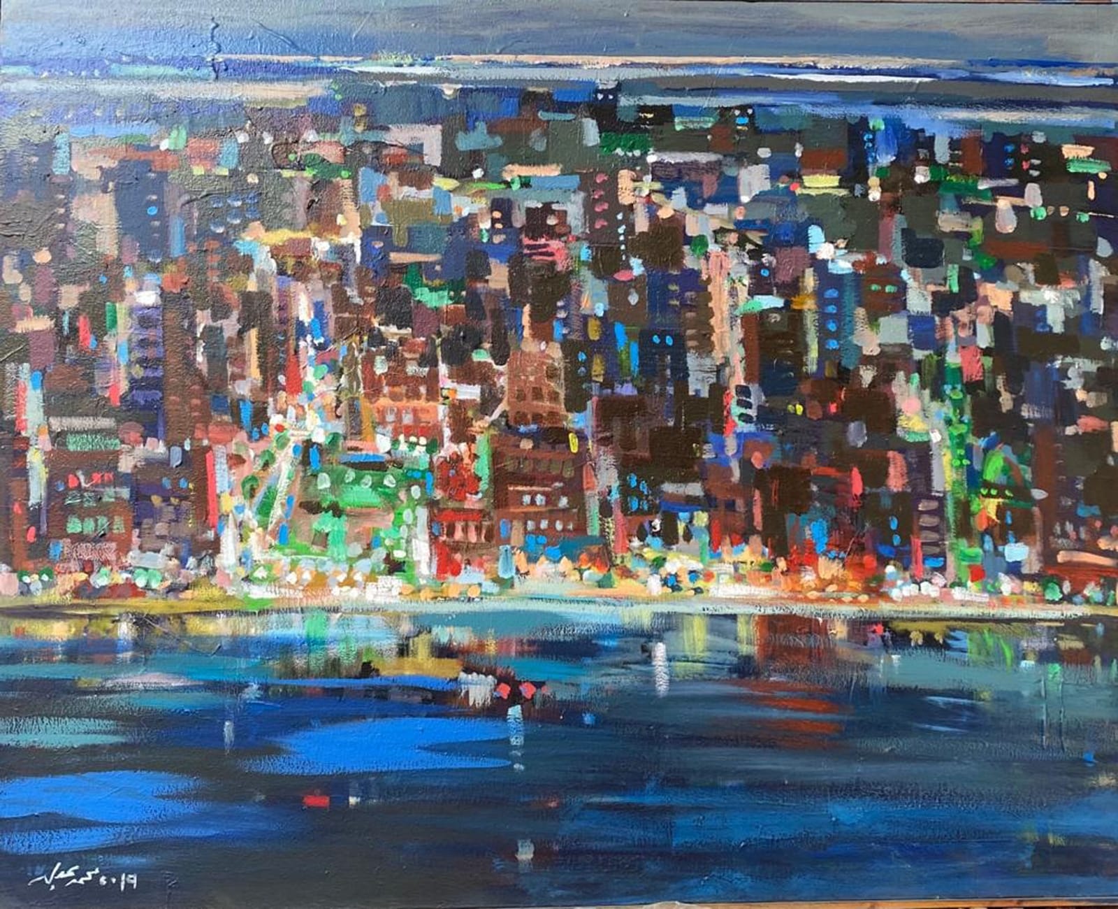 Mohamed Abla, Nile by Night III, 2019