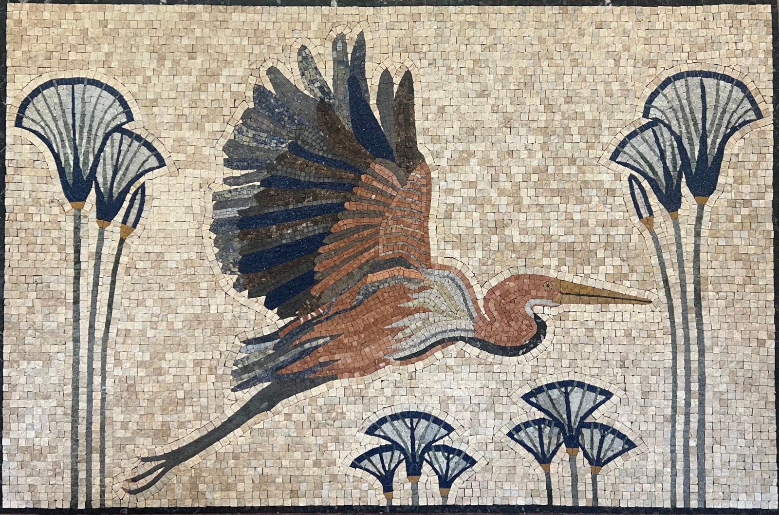 Mosaics of Dahshur, Goliath Heron, 2024