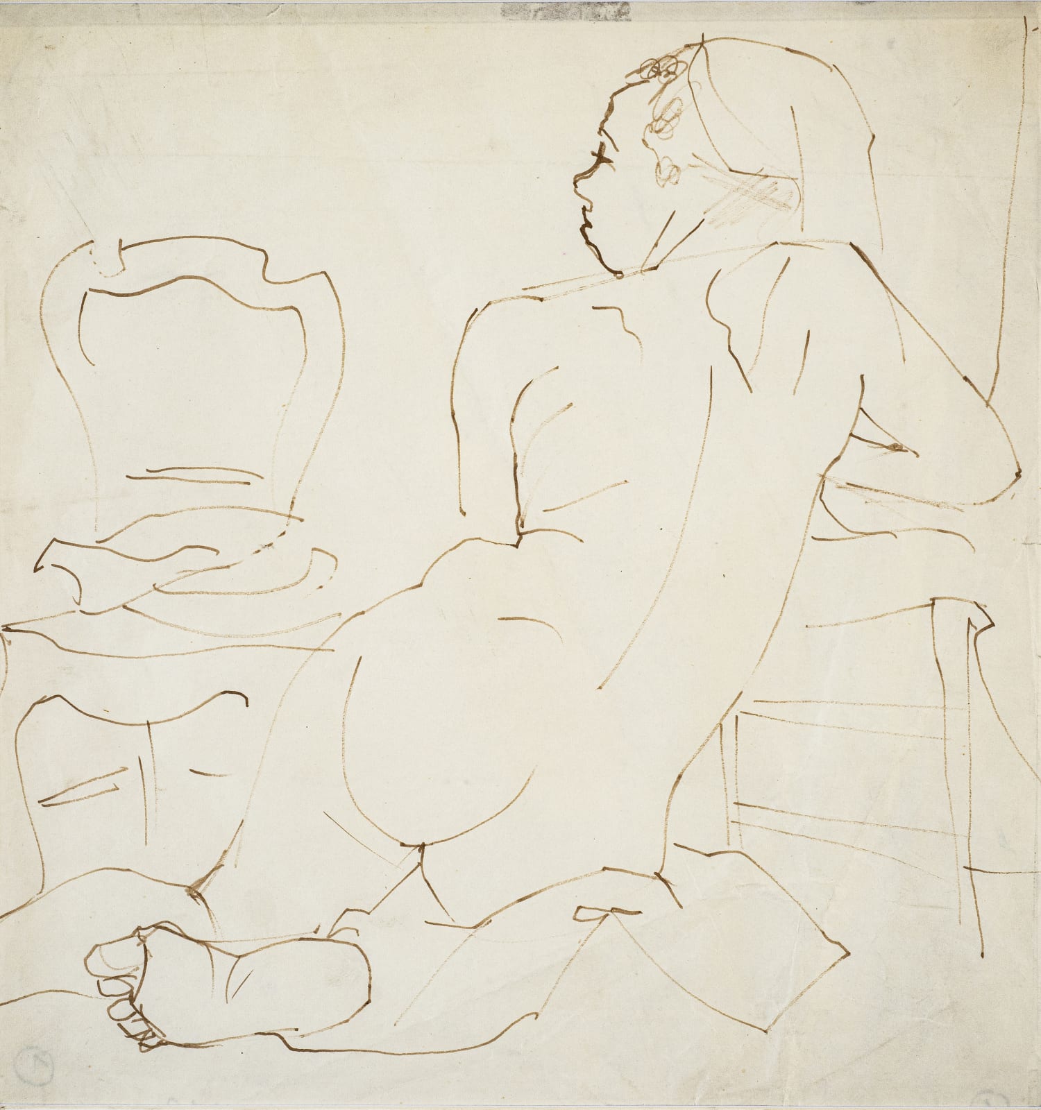 Salah Abdel Kerim, Reclining Nude
