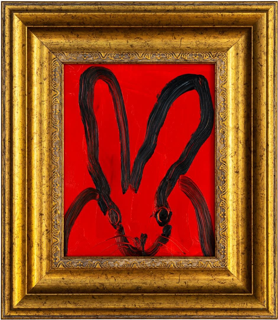 Hunt Slonem, Red Seer, 2024