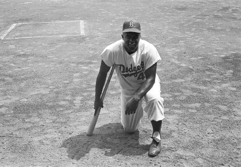 Neil Leifer, Jackie Robinson at Camera Day, 1956