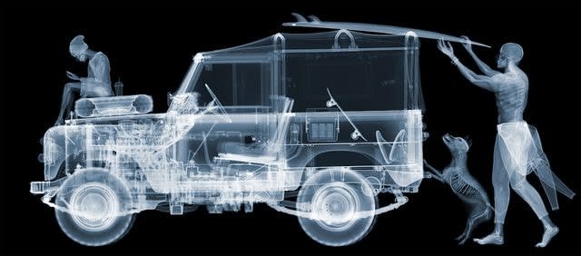 Nick Veasey, Land Rover, Skate n Surf, 2022