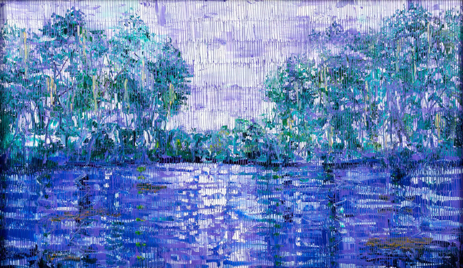 Hunt Slonem, Bayou Teche, 2021