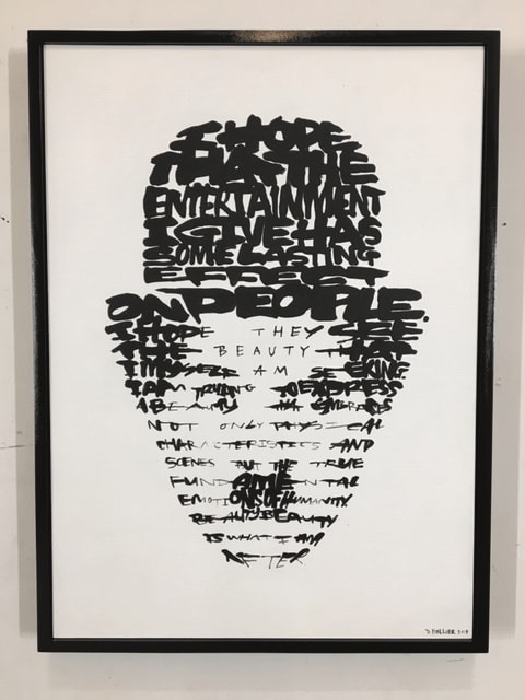 David Hollier, Charlie Chaplin (Text: "A Window in the New World," Toronto Star Weekly), 2022