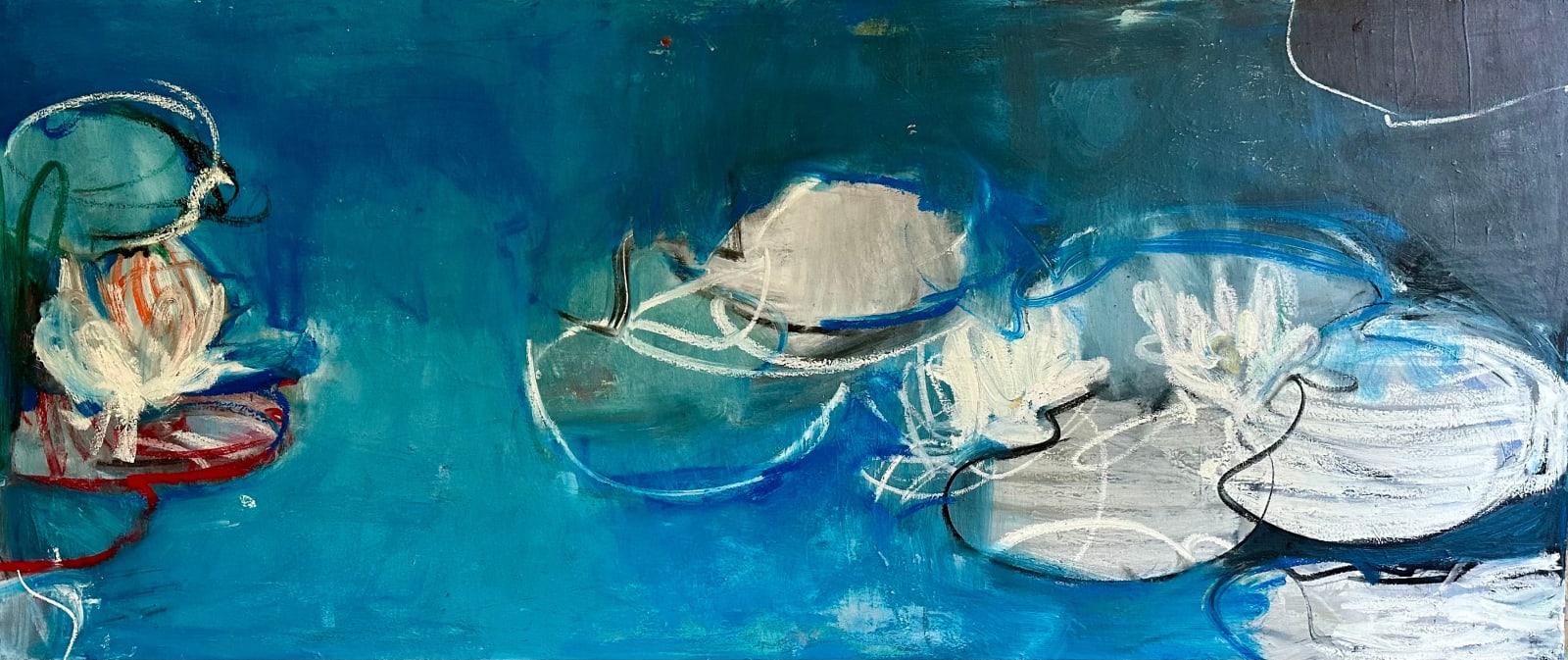 Sandrine Kern, Blue Water Lillies, 2025
