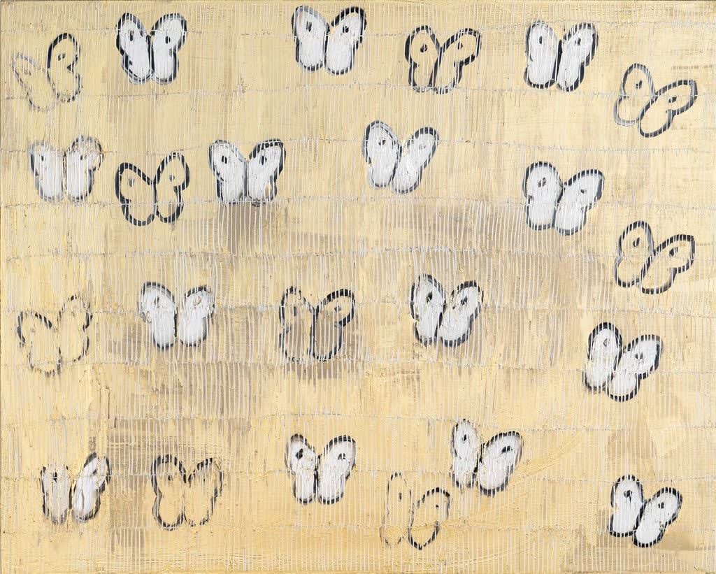 Hunt Slonem, White Ascension House of God, 2024