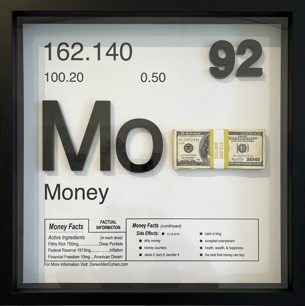 Daniel Allen Cohen, Money (Mo-92), 2023