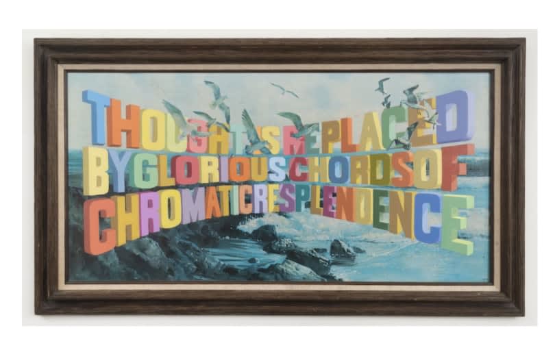 Wayne White, THOUGHTS REPLACED, 2025