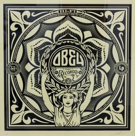 Shepard Fairey, Lotus Woman, 2013