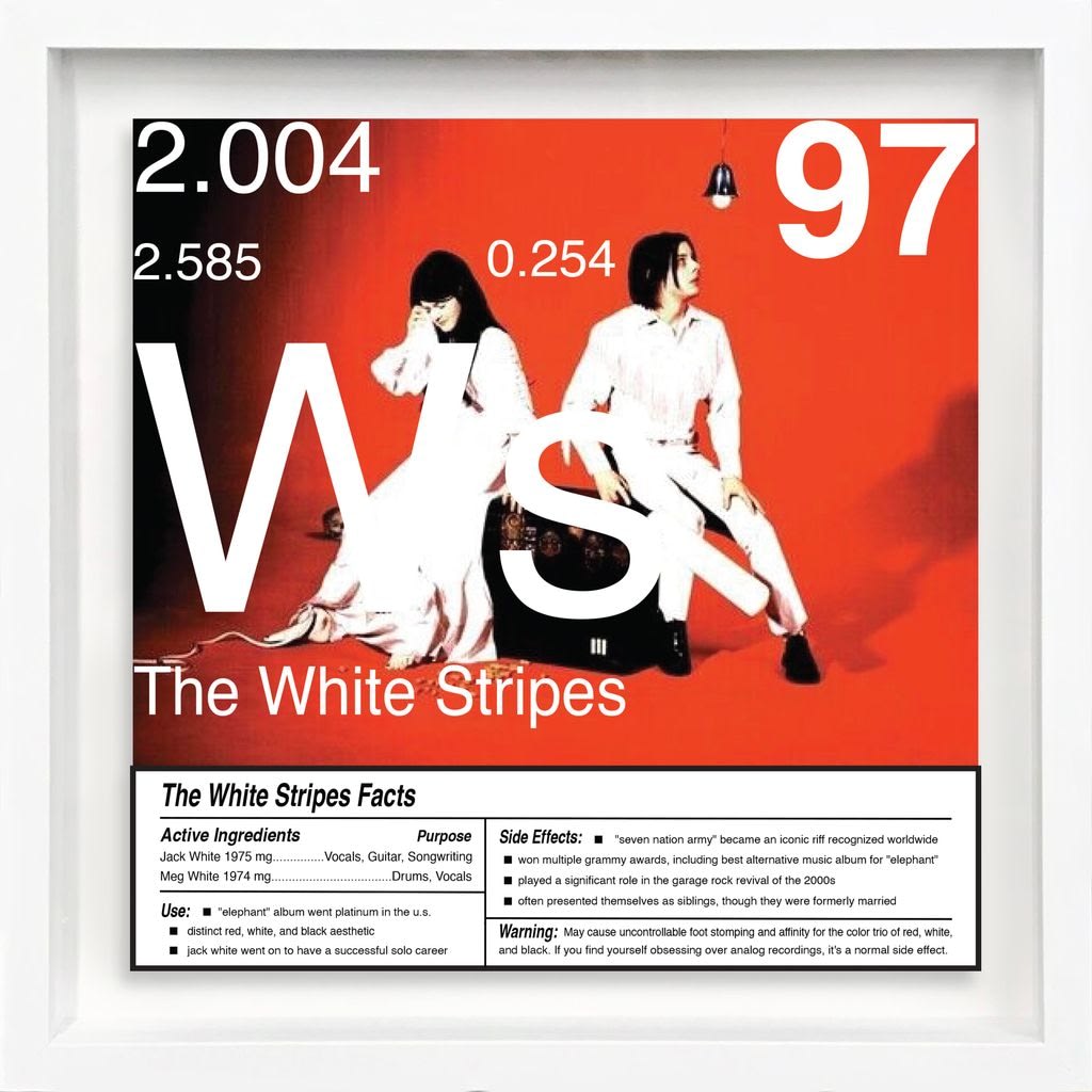 Daniel Allen Cohen, The White Stripes (Ws-97), 2023
