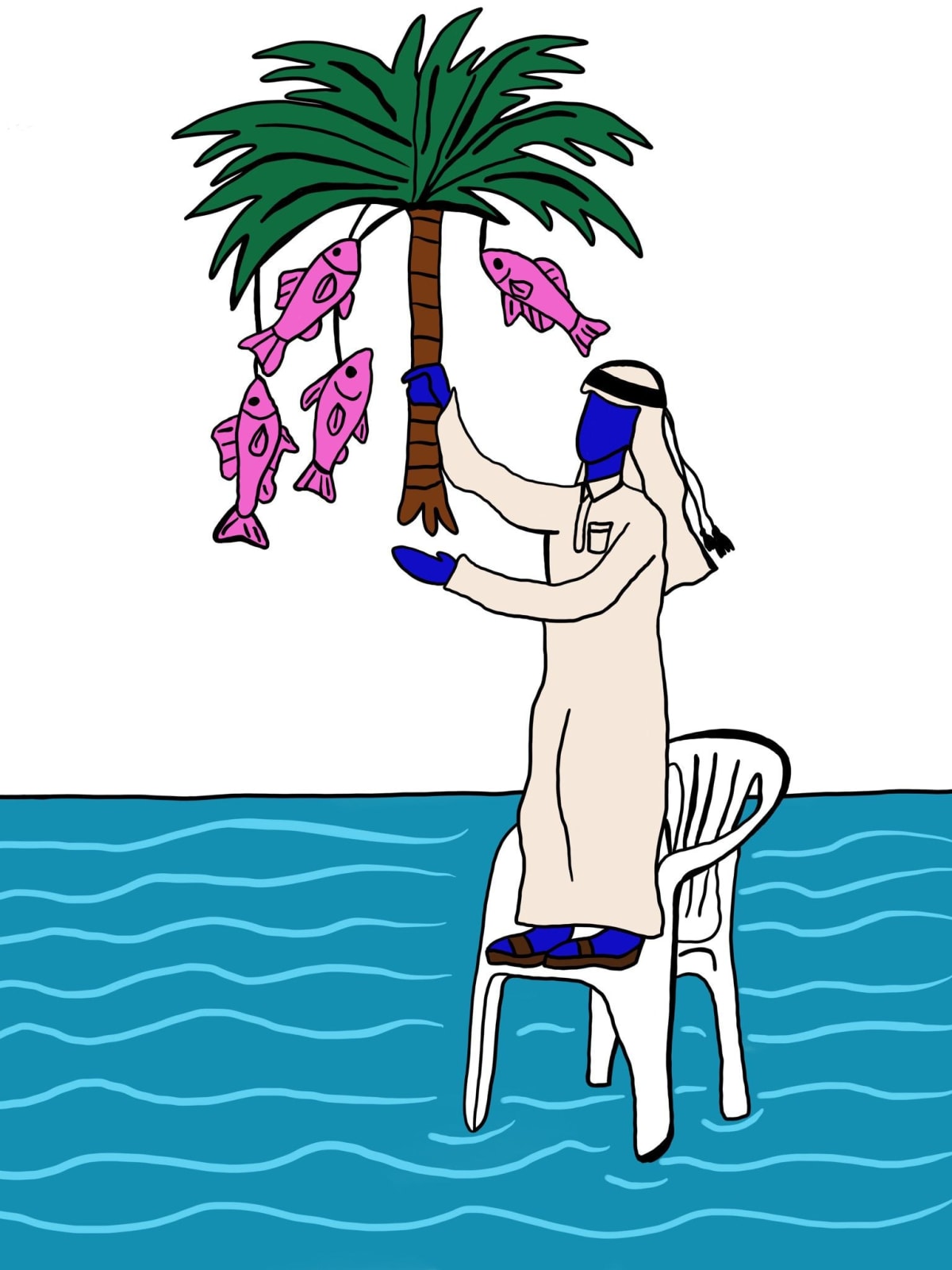 Anfal Al Kandari, Harvest of the Tide, 2026