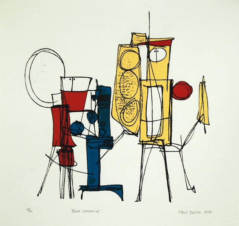 Ted Dutch (1928-2008), Blue Machine, 1970