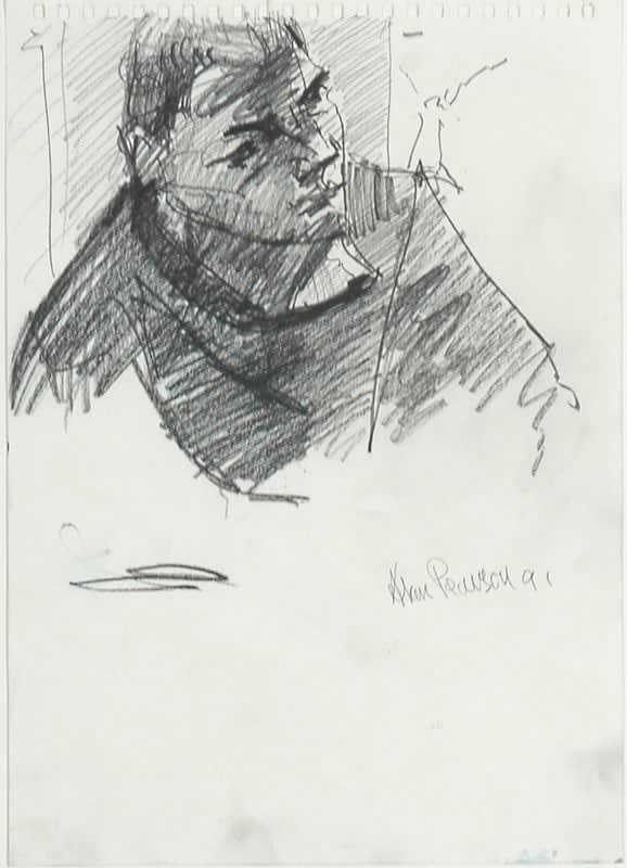 Alan Pearson, 6 Males Portrait Series #5, 1991