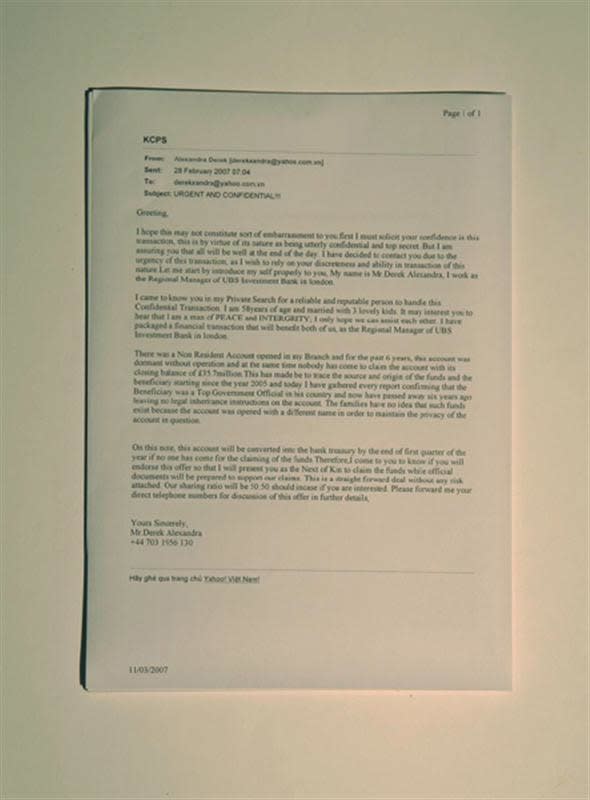 Kevin Capon, Spam, 2008